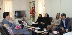 دیدارریاست و کارکنان دانشگاه پیام نور مرکز بافق بافرماندارجدید شهرستان درسال اقتصاد وفرهنگ