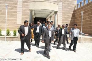 بازدید استاندار یزد از چند پروژه منابع طبیعی، بهداشتی  درمانی و تفریحی  گردشگری استان