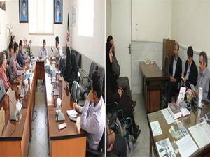  دیدار اعضاء هیئت های جانبازان و معلولین و تیراندازی با کمان با مدیرکل ورزش و جوانان استان یزد