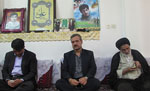 گزارش تصویری/ حضور معاونین استاندار و رئیس دانشگاه جامع علمی کاربردی استان در منزل شهداء شهرستان مهریز