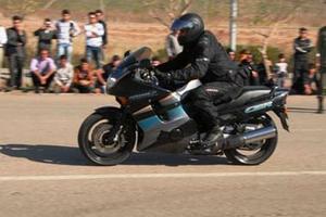  اولین دوره مسابقه اسلالوم موتور سیکلت برگزار شد