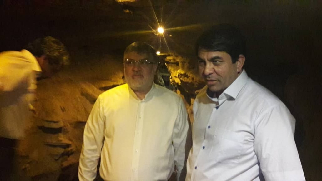 استاندار یزد قدم در مسیر طولانی‌ترین رگ حیاتی جهان گذاشت 