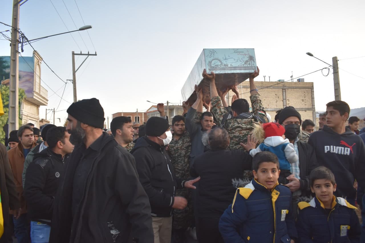 پیکر یک شهید گمنام در بهاباد تشییع و خاکسپاری می‌شود