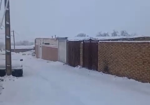 ببینید| قلب کویر ایران هم سفیدپوش شد